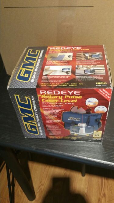 GMC red eye rotary pulse laser level
