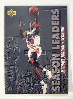 Michael Jordan 1993-94 Upper Deck Season Leaders Card