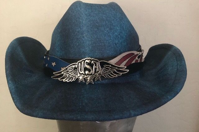 Blue Cowboy Hat
