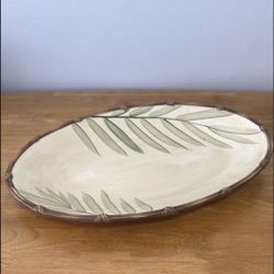 Tiki Tropical Style Serving Dish 