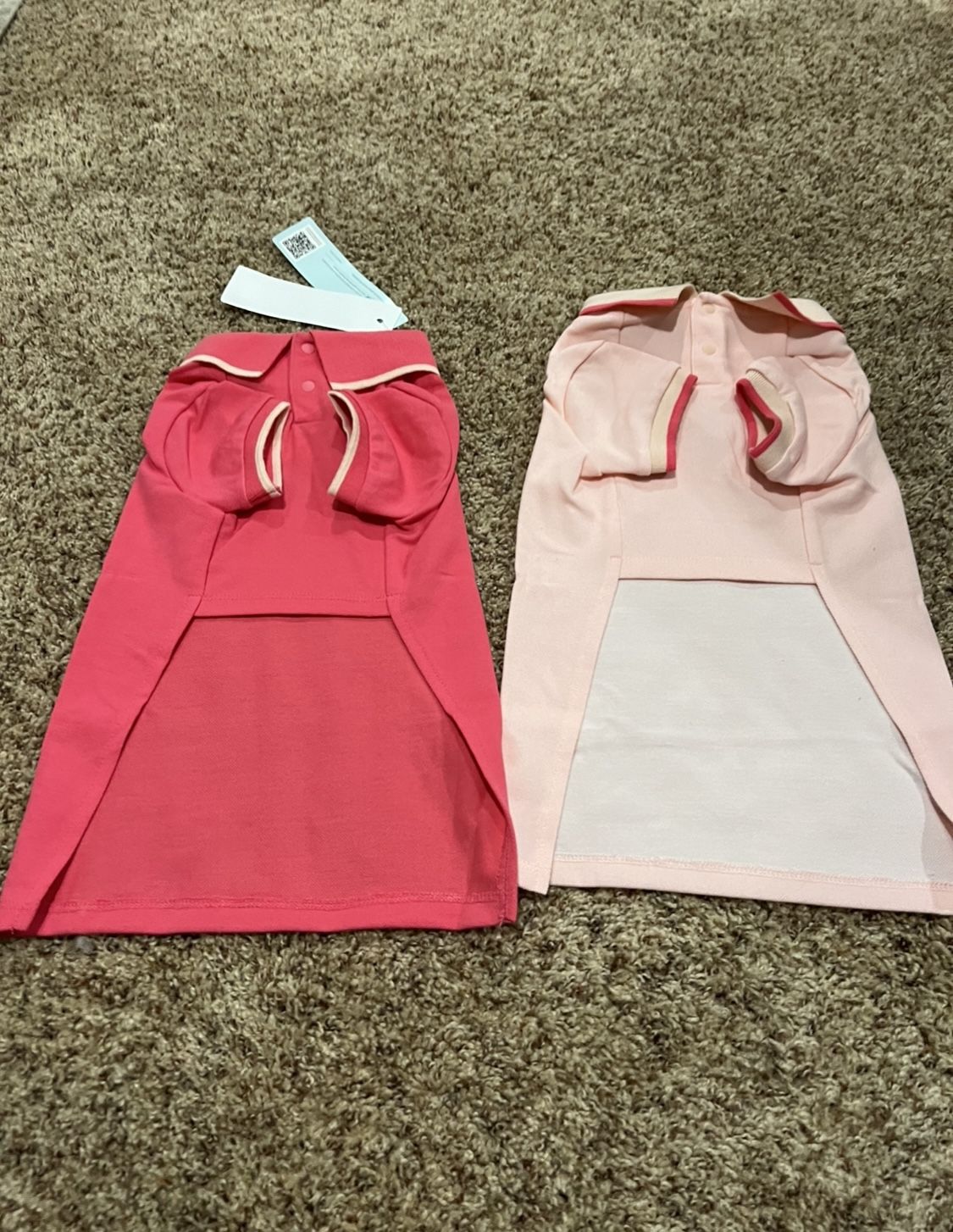 Dog size L color pink 2 pieces
