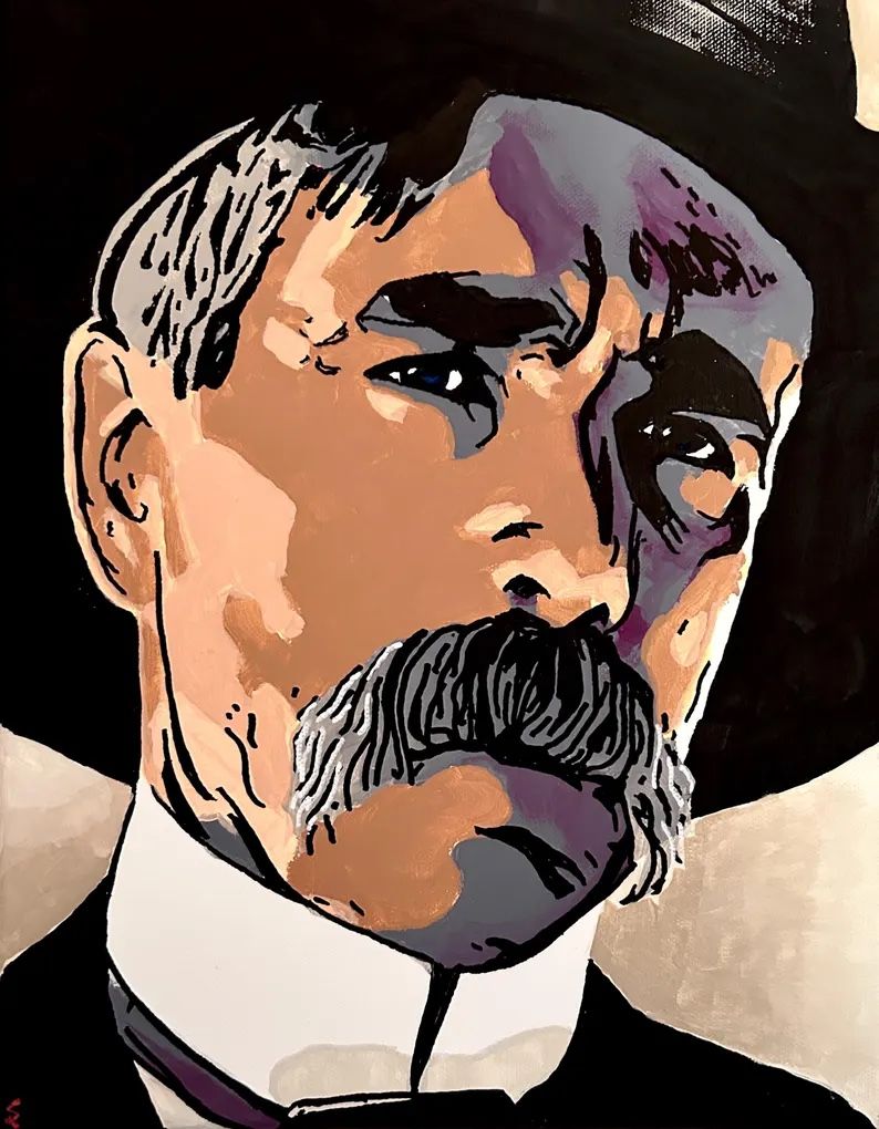 Virgil Earp Giclee Print Framed