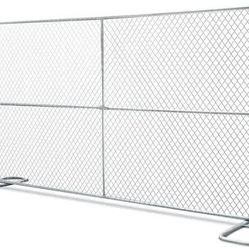6x8 Ft Complete Chain Link Fence Panels With Bottoms 
