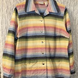 alfred dunner: Vintage Jacket, Long Sleeved, Pockets, Size: 16W