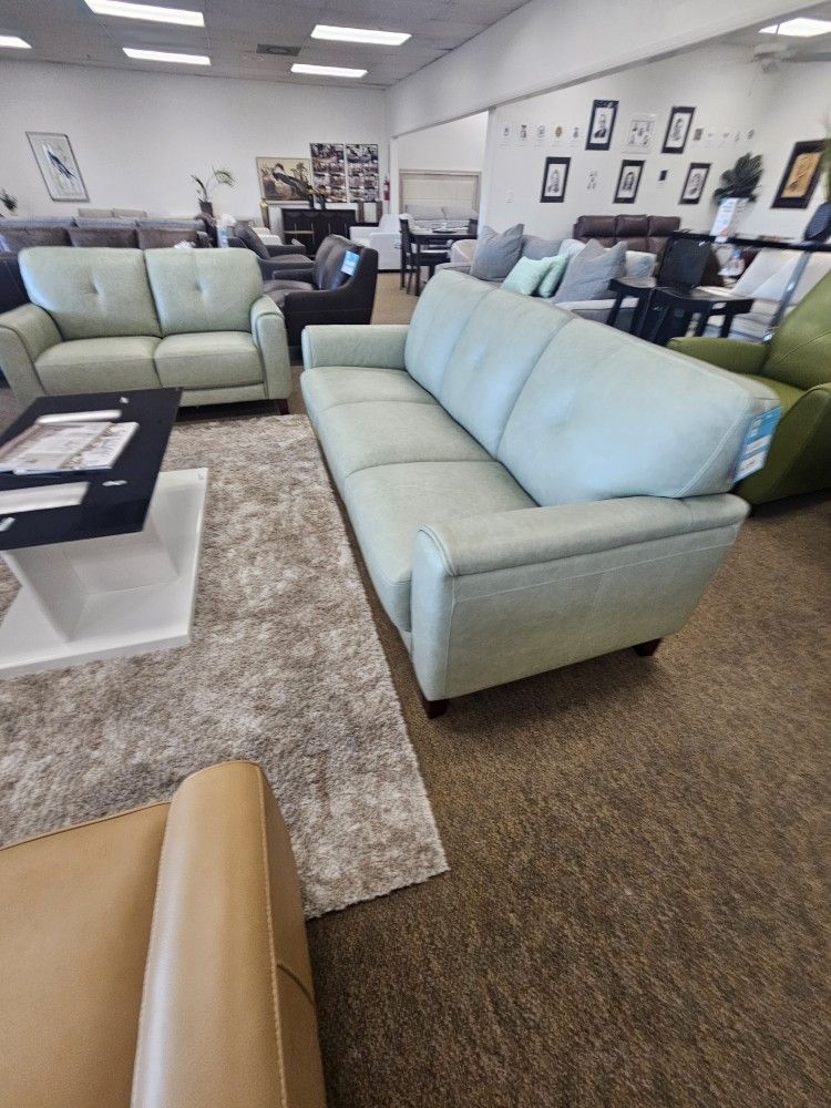 Top Grain Leather Sofa-Ashlinn