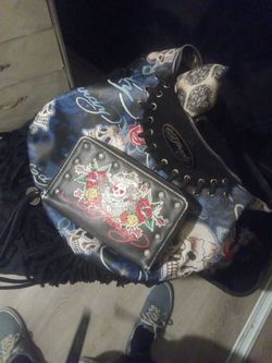 Ed Hardy purse & wallet