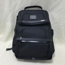 TUMI Alpha Brief Backpack in black