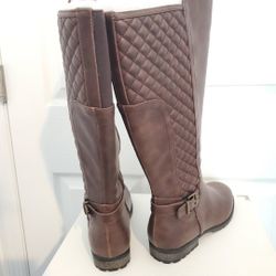 2 Pairs On Lane Braynt Faux Leather Boots 8w