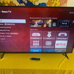 43" TCL 4K ROKU SMART HDR10 TV
