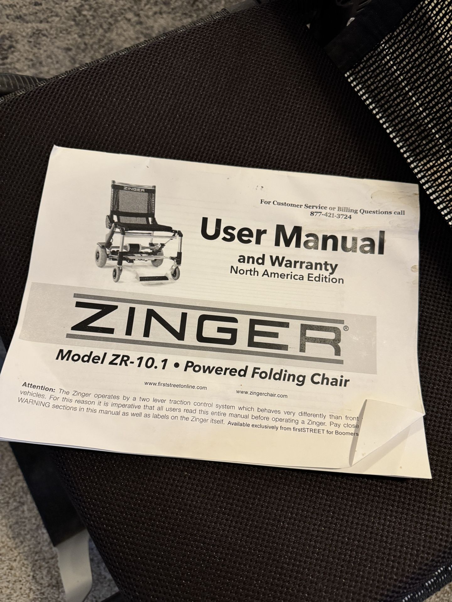 Zinger Motorized Chair