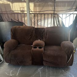 $75 Brown Love Seat Couch