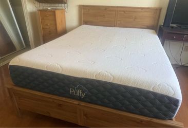 Puffy queen bed ikea adjustable bed memory foam