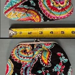 Vera Bradley Double Kiss Lock Coin Pouch just $5 