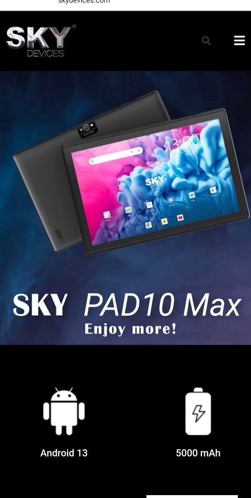 Sky Pad 10 Max Tablet 