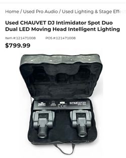 Chuavet 155 Duo intimidator moving head (pair)