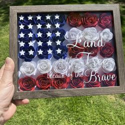 4th Of July American Flag Wall Decor Hostess Gift