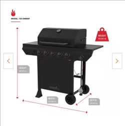 New assambled from the box PROPANE GAS BBQ GRILL