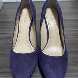 Pour La Victoire Women's Purple Suede Platform Pump Size 10