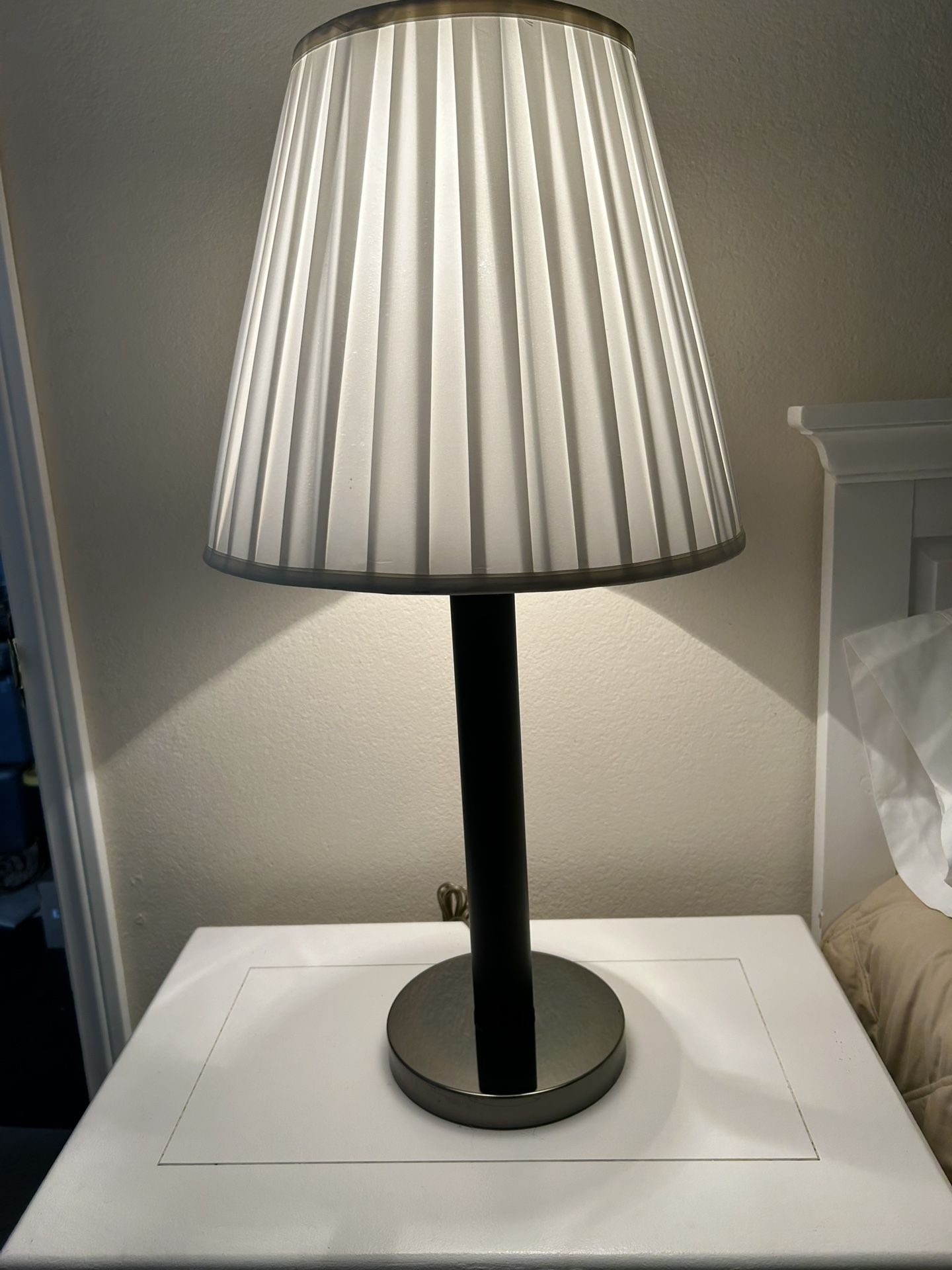 2 BLACK LAMPS $20