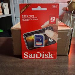 SanDisk Brand Of SDHC CARD 32 GB SEALED 