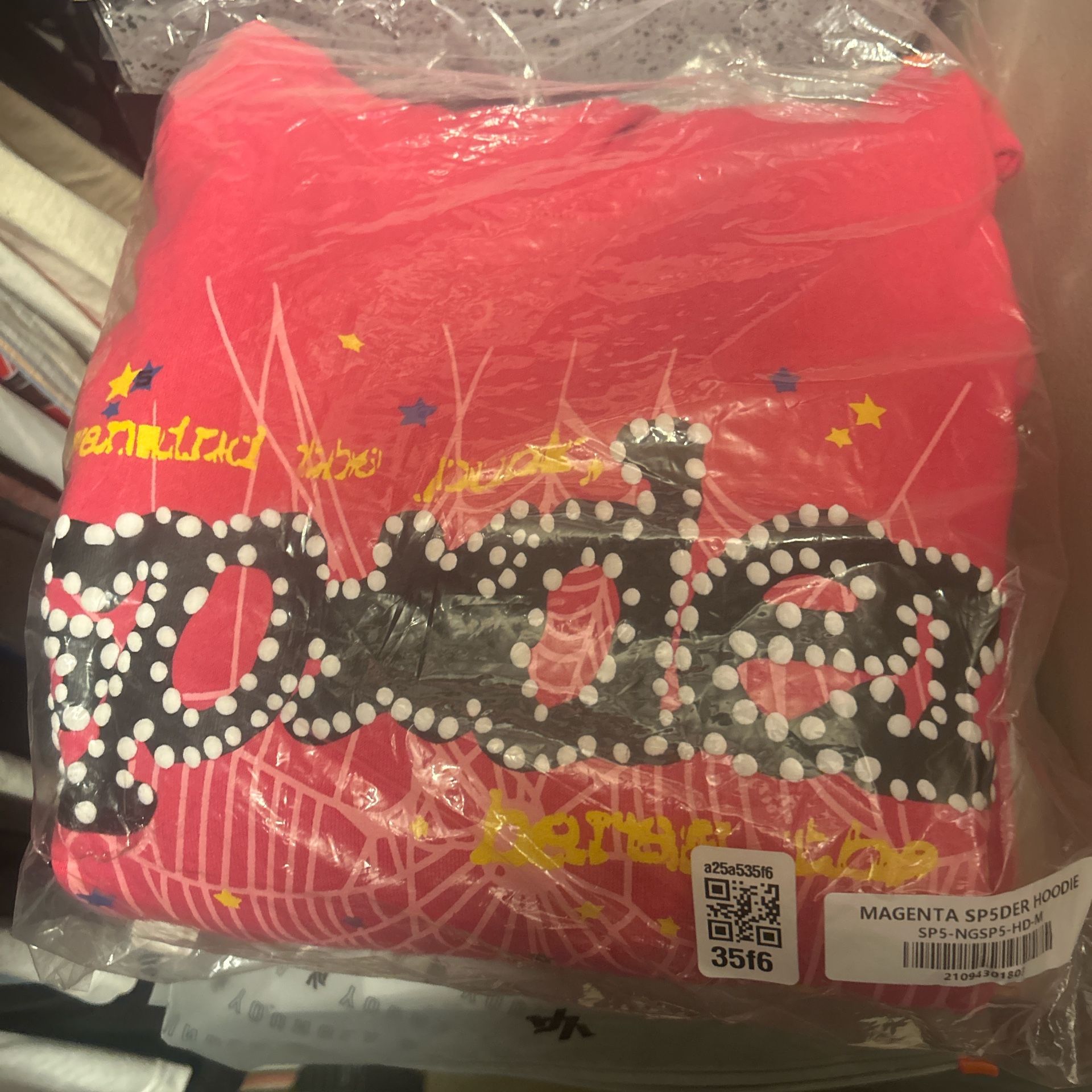 Sp5der Hoodie Size Med