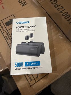 VEGER V0556P 5000mAh Power Bank – 20W PD