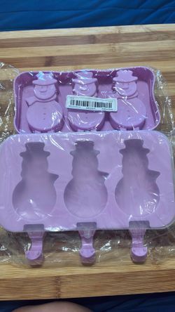 3D SNOWMAN CAKESICLE MOLD.