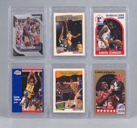 Magic Johnson NBA Basketball Card Lot of 6