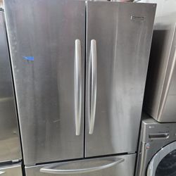 Kitchen Aid Stainless Steel Fridge Bottom Freezer 