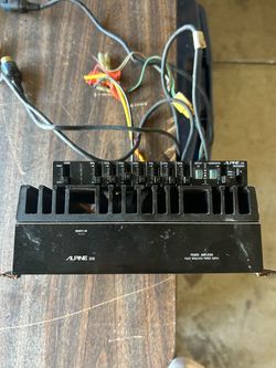 Vintage Old School Alpine 3518 Power Amplifier & 3311 7-Band EQ