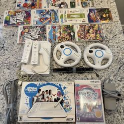 Wii Game Console With Games
