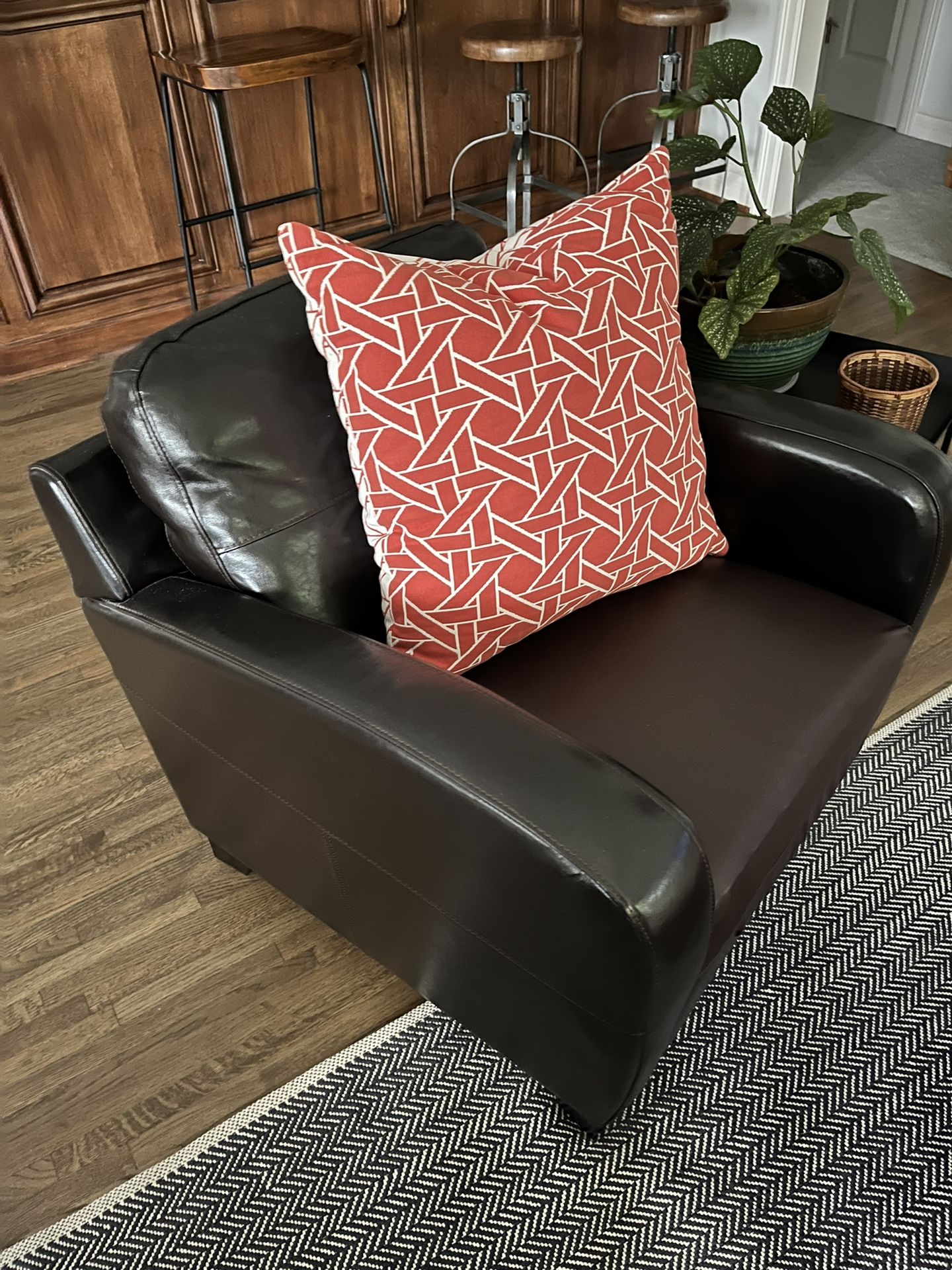 World Market Leather Chair
