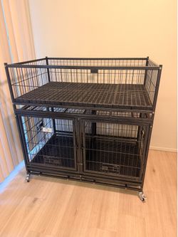 Pet crate and whelping top box