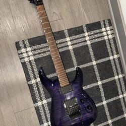 ESP LTD MH-350 Purple Electric Guitar with EMG Pickups and Floyd Rose
