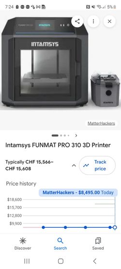 Bran new sealed in crate need to get car outta impound u can make 2 to 3 grand if u have time to post on rite platform Intamsys FUNMAT PRO 310 3D Prin