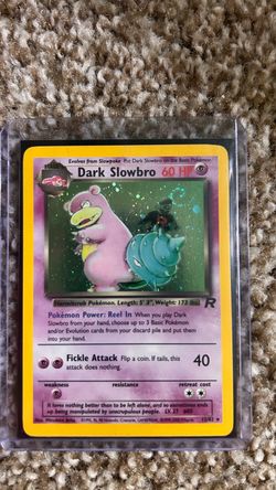 Dark Slowbro Holo Pokémon Card 12/82