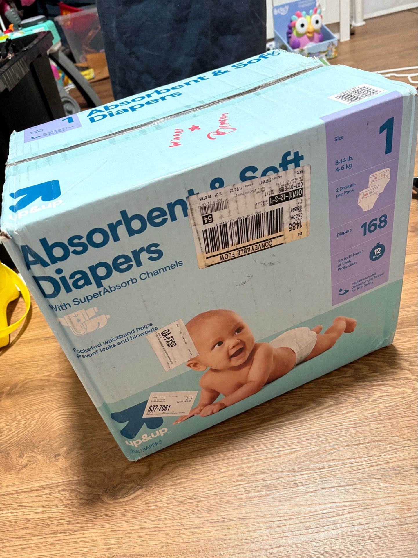 Size 1 diapers
