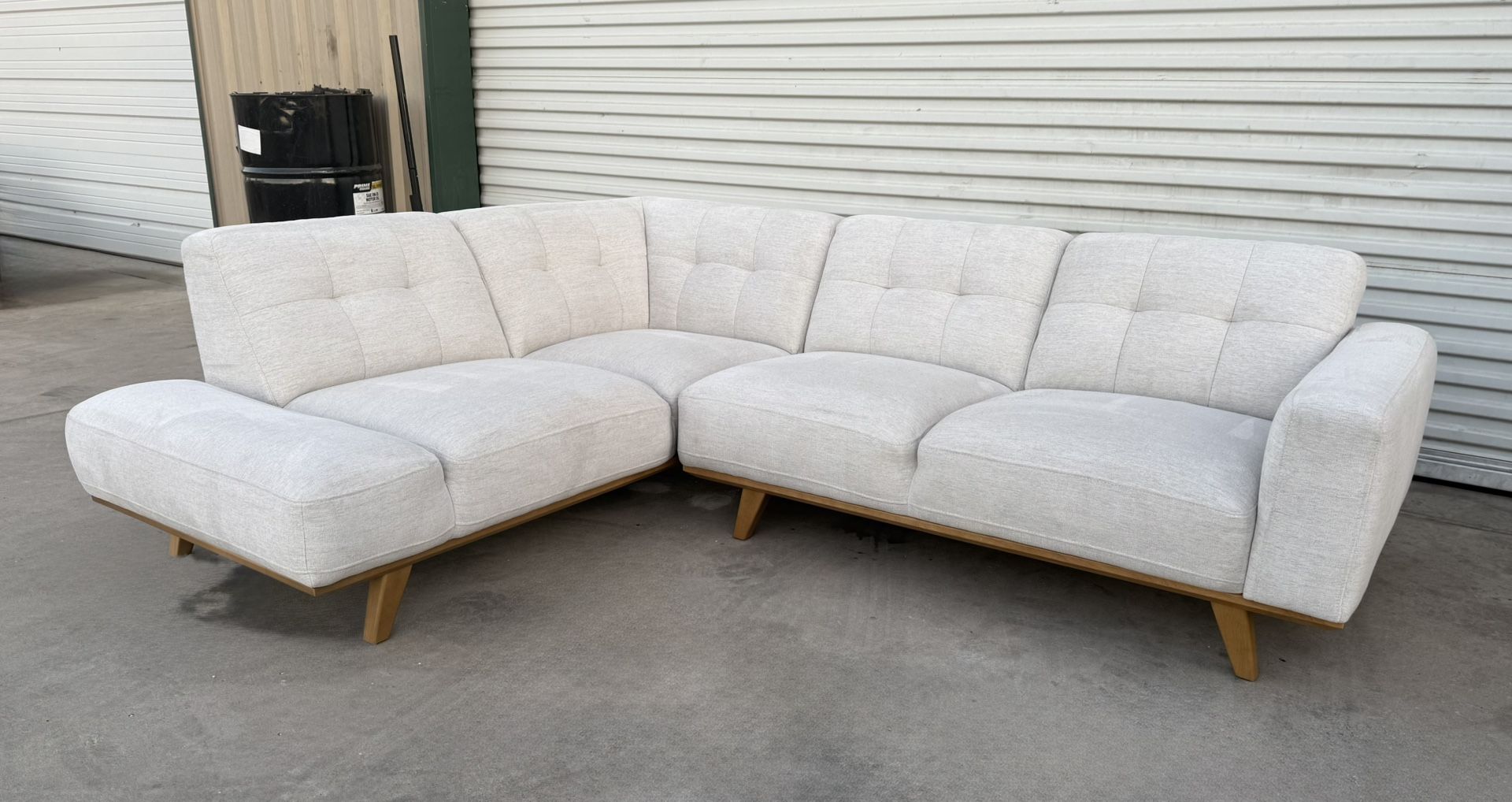 2 PIECE FABRIC SECTIONAL