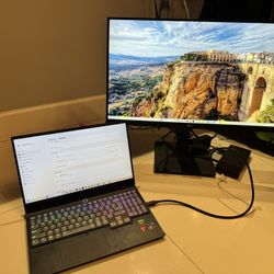 27” LG Monitor & Dell Lighting Docking Station