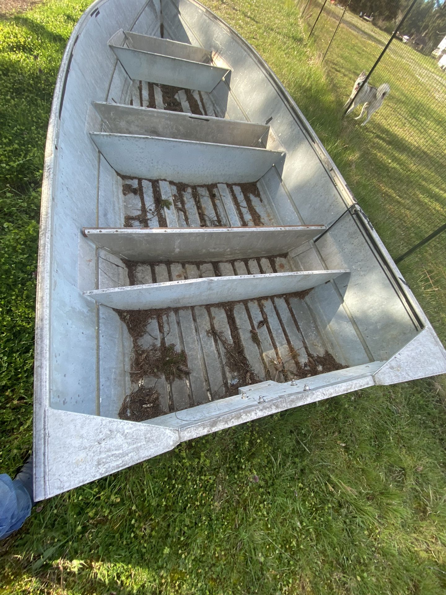 14 Ft Gregor Aluminum Boat , all Welded 