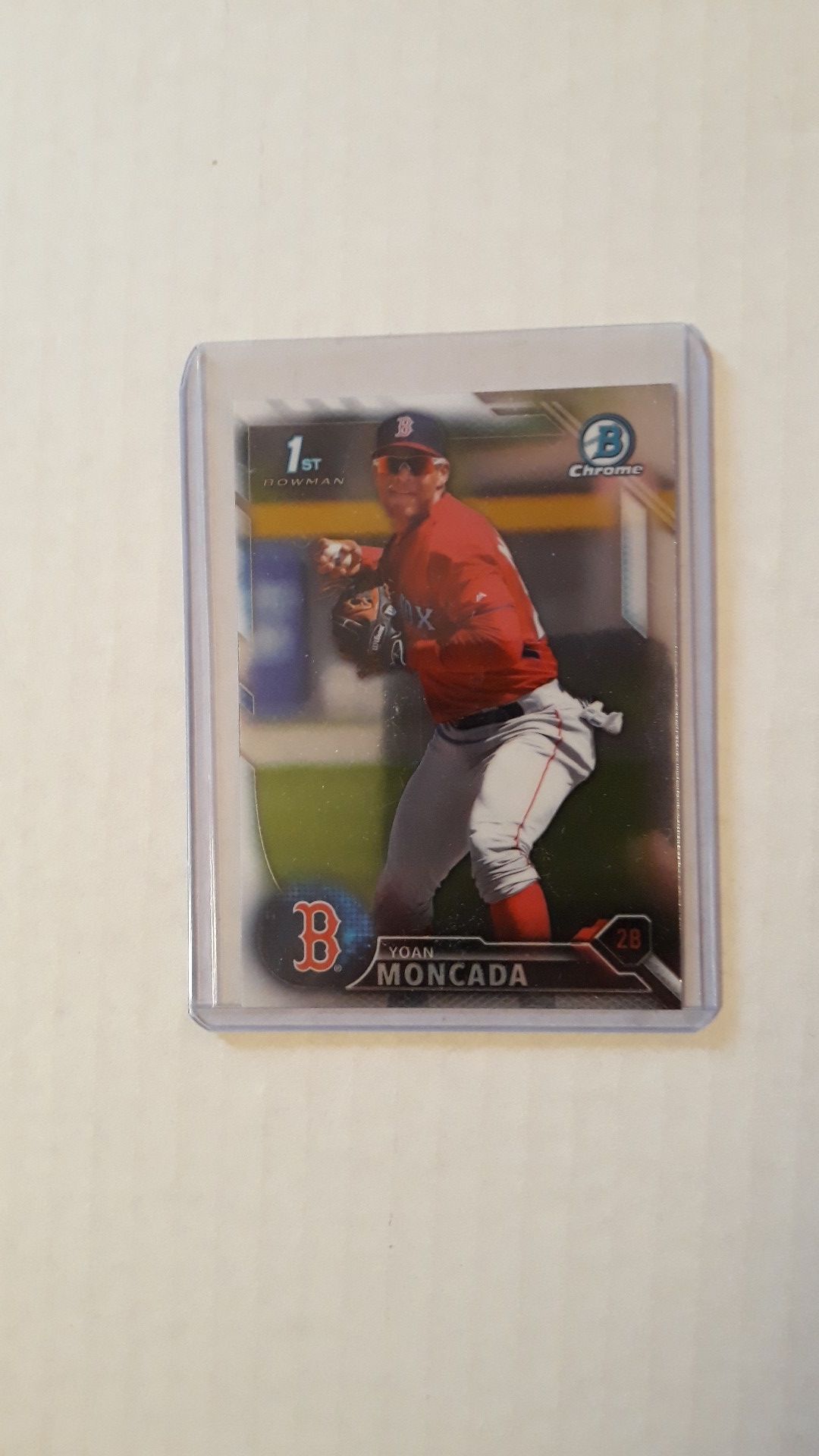 2016 Bowman chrome Yoan Moncada RC.
