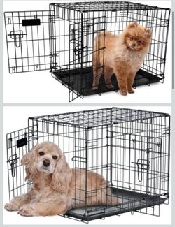 Two Door Provalue Wire Dog Crate 24”