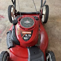 Craftsman 22” Lawn Mower, STARTS ON CHOKE