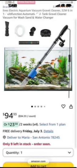 Lives Electric Aquarium Vacuum Gravel Cleaner