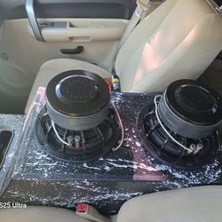 2 Subwoofer crystal Audio 10 buena condiciones