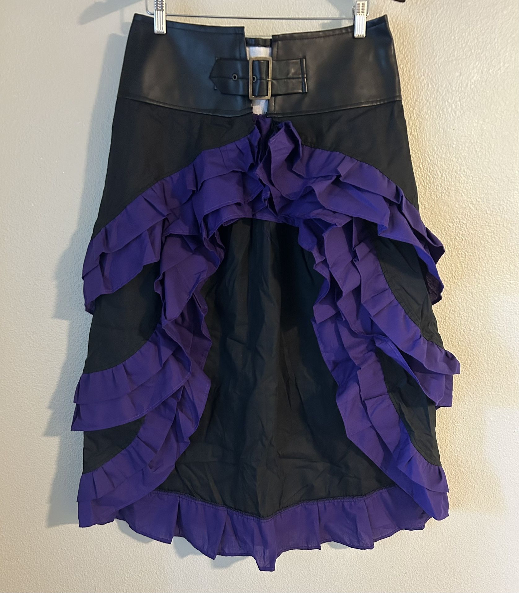 Dracula Clothing Purple/Black Skirt - M/L