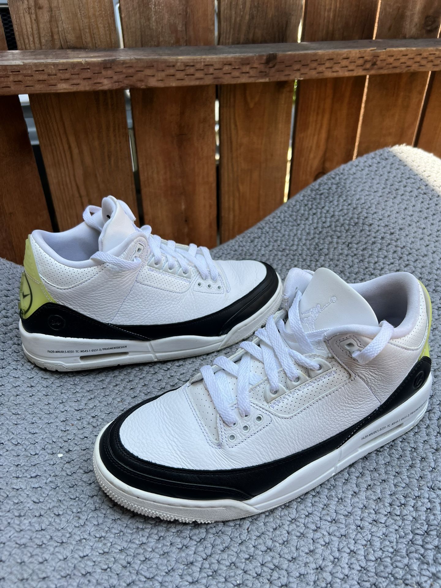 Jordan 3 retro X fragment
