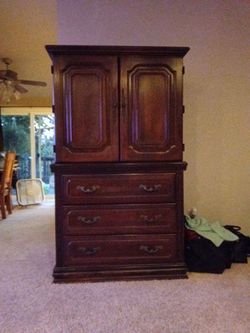 Mahogany Armoire