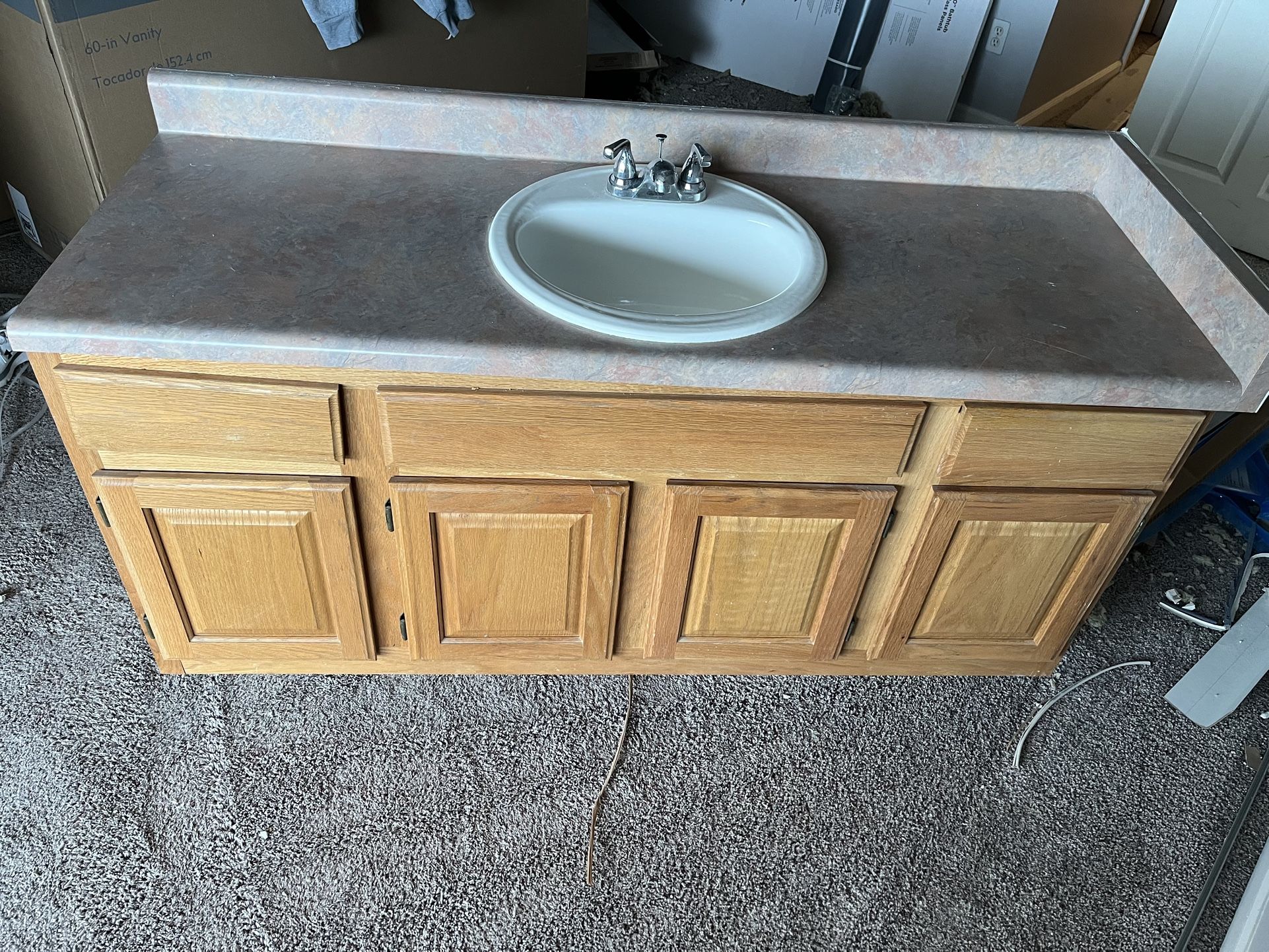 Bathroom vanity With Sink 