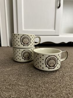 Seashell Mugs 